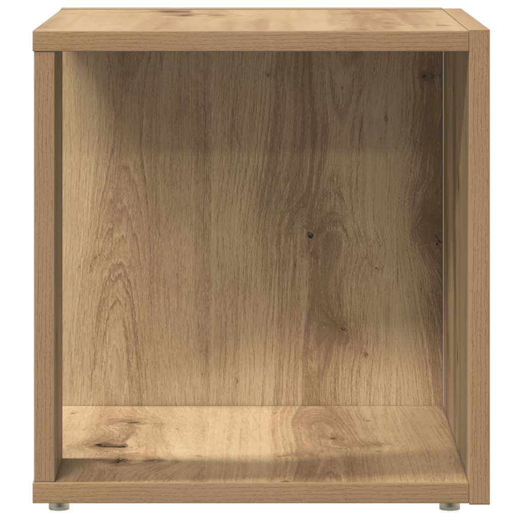 Beistelltisch Weiß 33x33x34,5 cm Holzwerkstoff