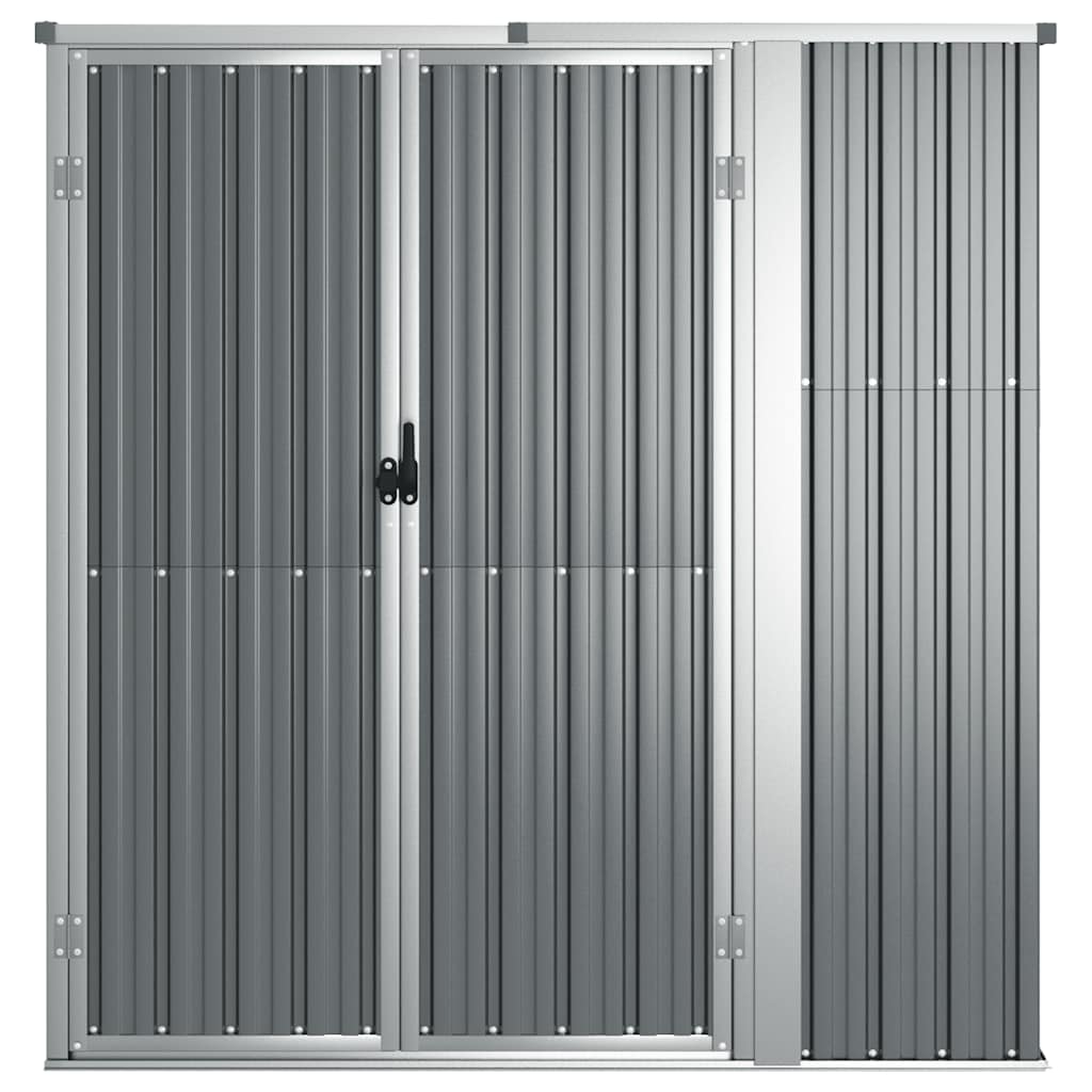 Gerätehaus Grün 88x89x161 cm Verzinkter Stahl