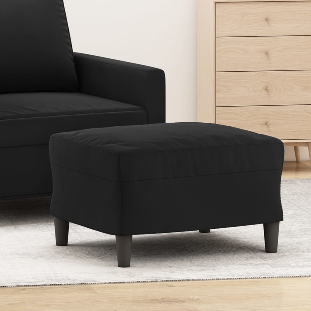 Fußhocker Hellgrau 60x50x41 cm Samt