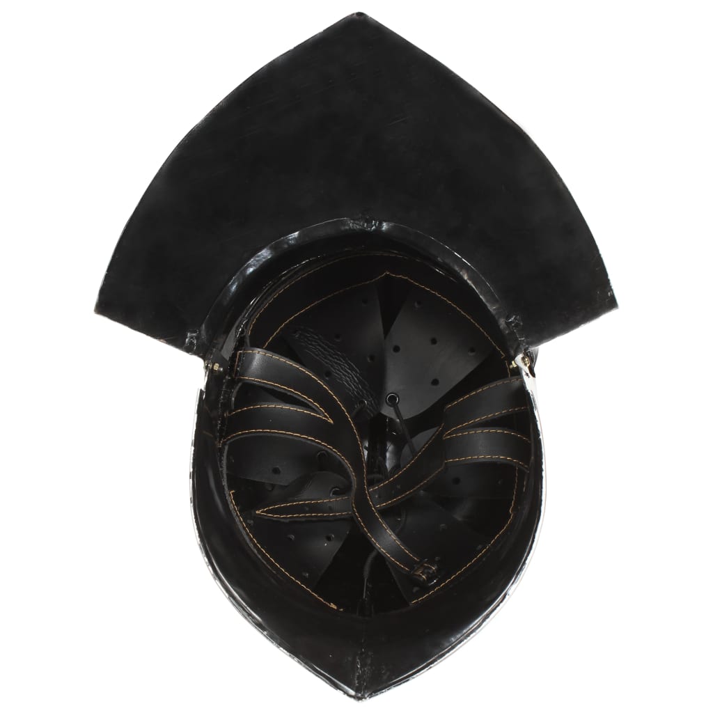 Preußische Pickelhaube Antik Replik für LARP Schwarz Stahl