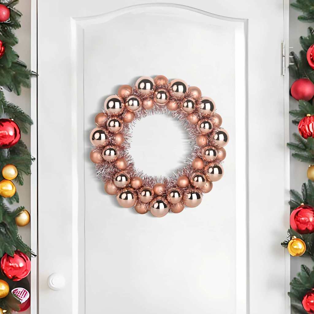Weihnachtsballkränze 2 pcs Rot 33 x 33 x 7 cm Polystyrol