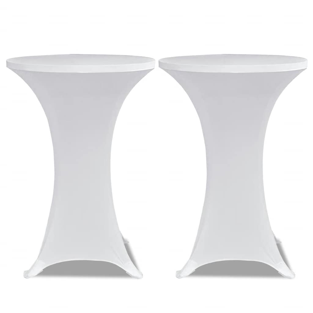 Tischhusse Stretchhusse 2 Stk 70 cm Anthrazit