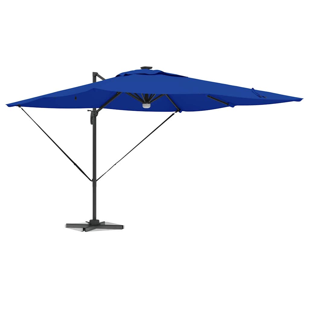 Roma Parasol Beige 286 x 284 x 270 cm Aluminium und Polyester