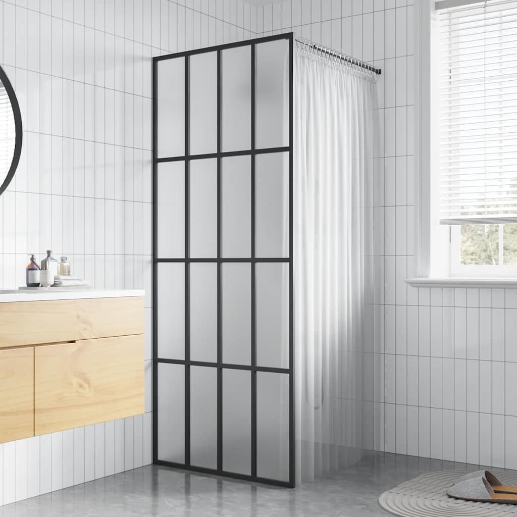 Duschwand für Walk-in Dusche Klares Sicherheitsglas 80x195 cm