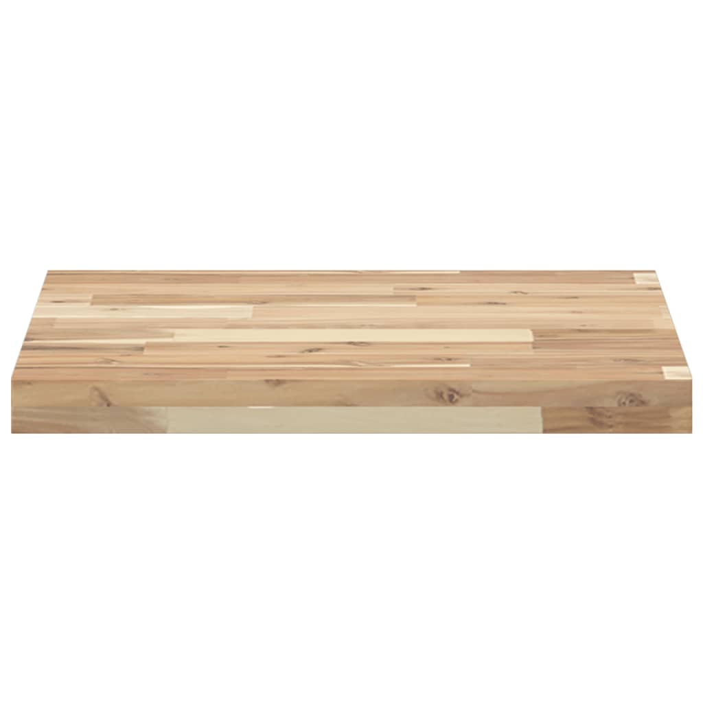 Tischplatte Rund Ø40x2 cm Massivholz Akazie