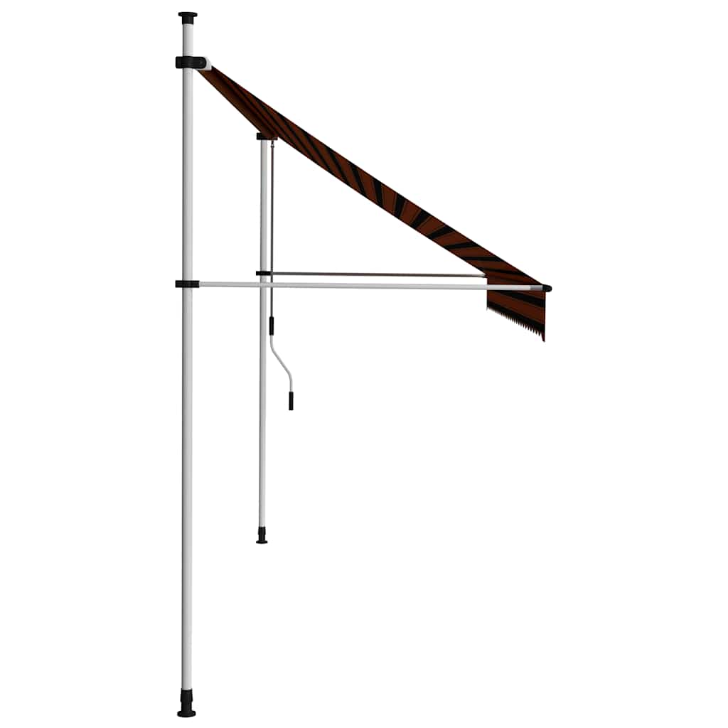Einziehbare Markise Handbetrieben 150 cm Anthrazit
