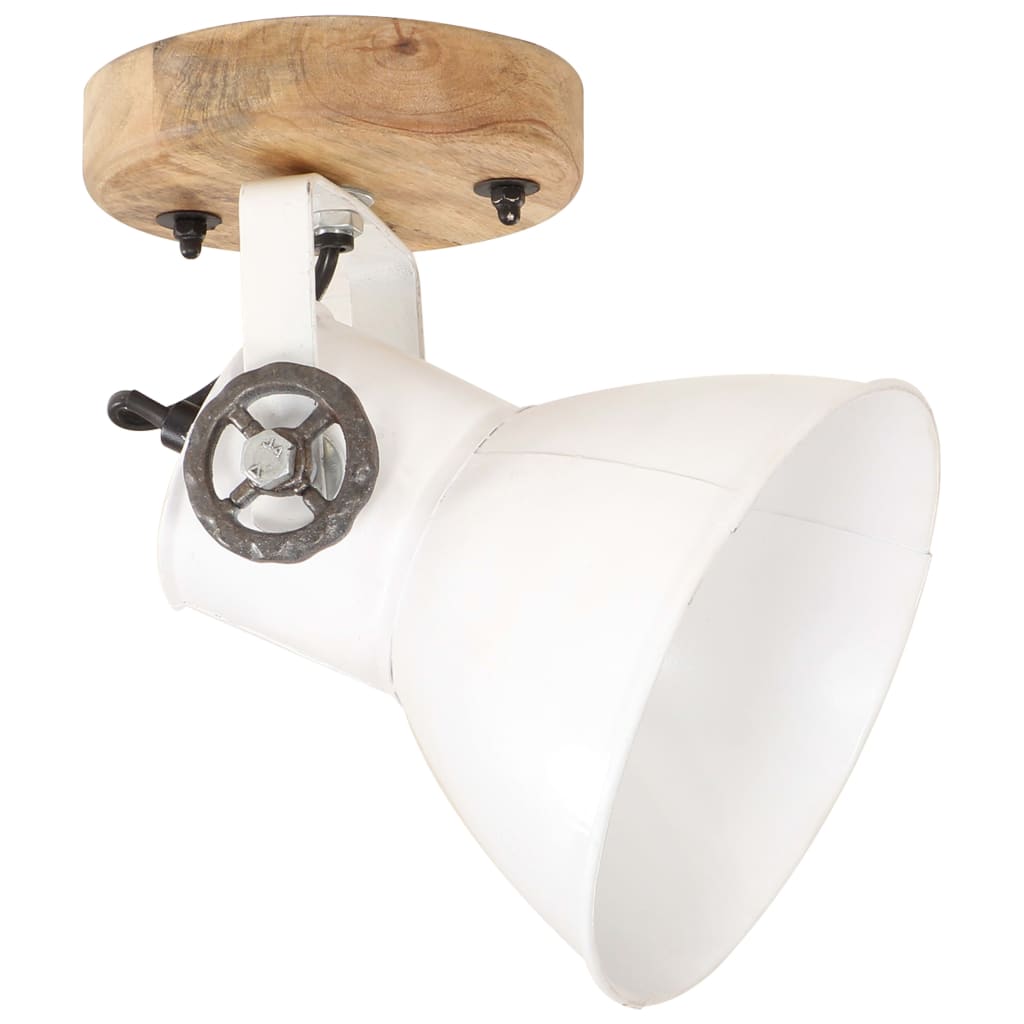 Wandlampe Industriestil Silbern 45x25 cm E27