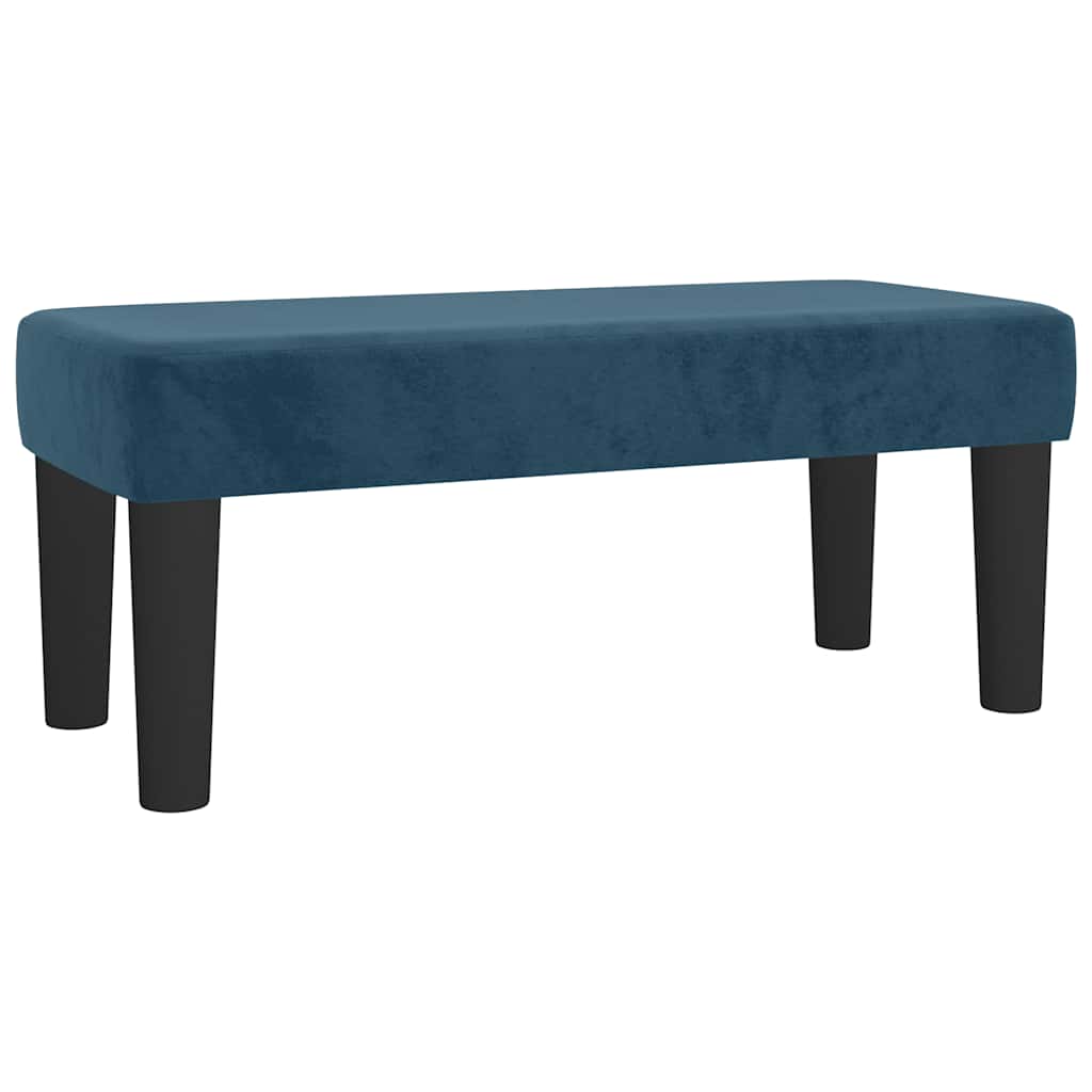 Sitzbank Hellgrau 70x30x30 cm Samt