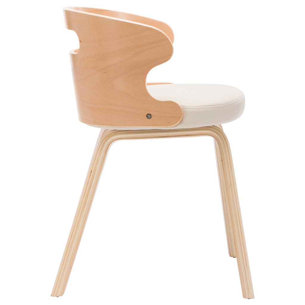 Esszimmerstühle 4 Stk. Braun Bugholz und Kunstleder