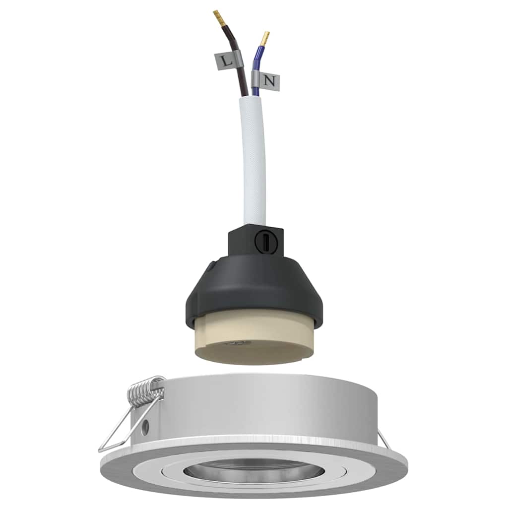 Spotlight 6 pcs Weiß 9 x 9 x 2 cm Aluminium