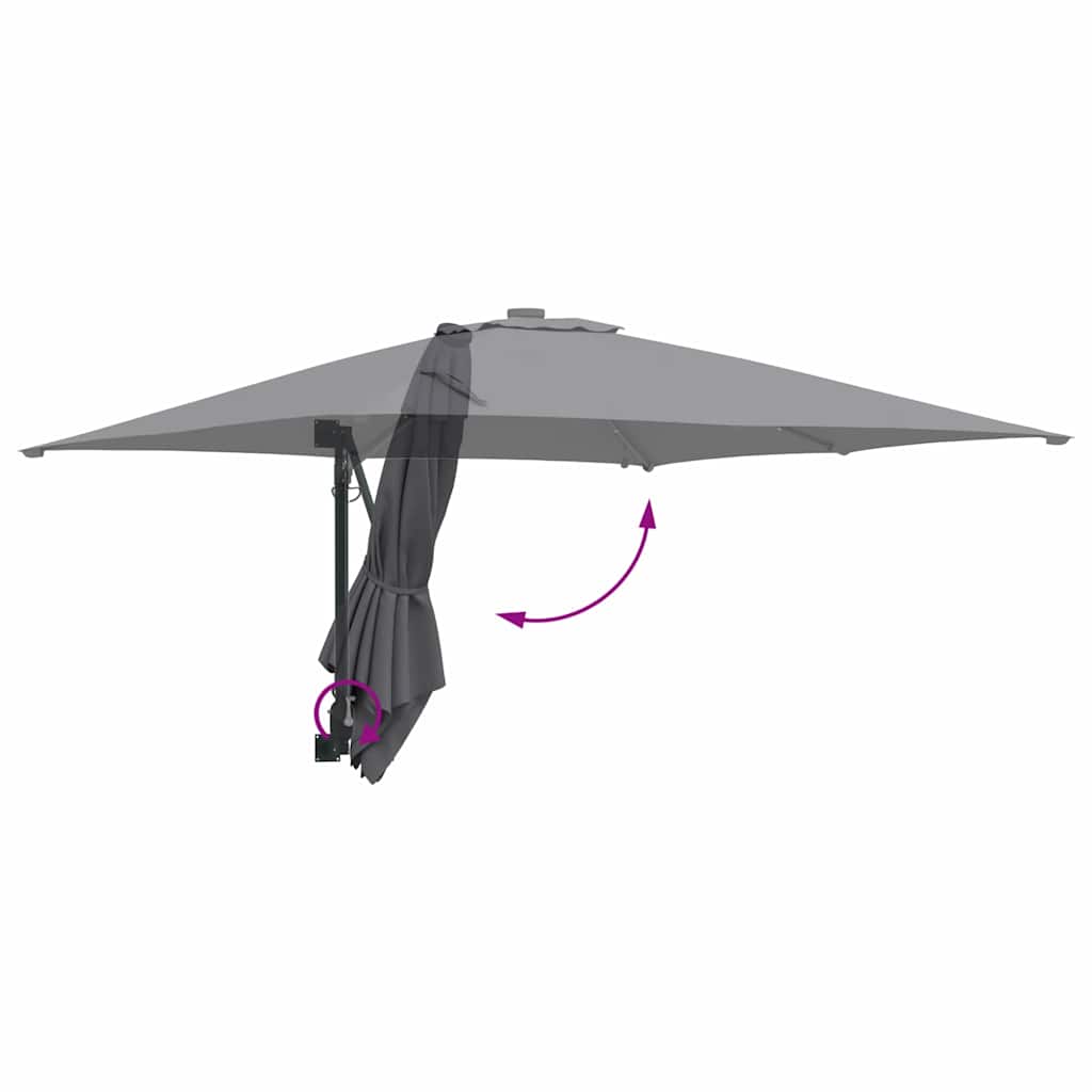 Garten-Sonnenschirm Sand 248,5 x 247,5 x 160 cm