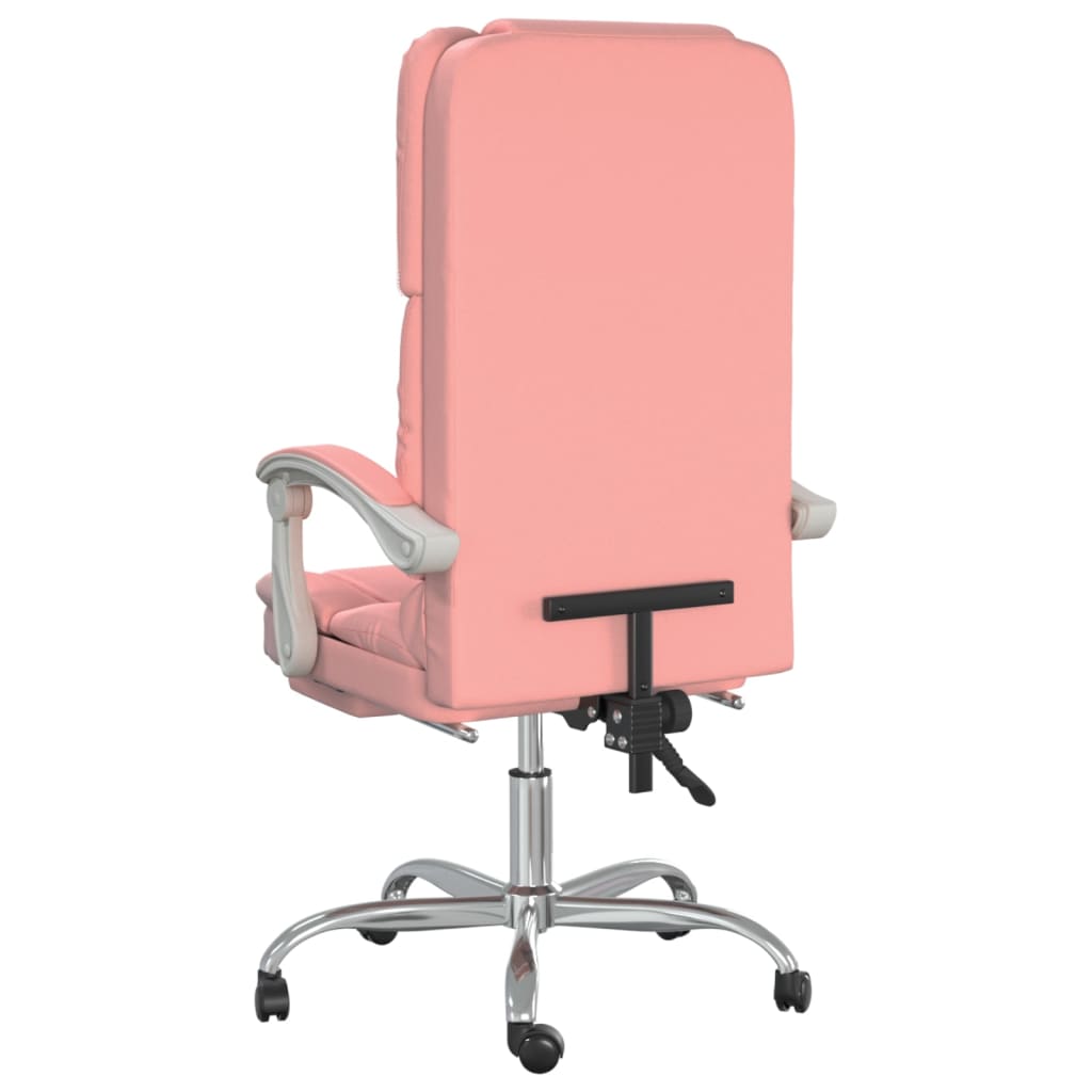 Bürostuhl mit Massagefunktion Schwarz Kunstleder