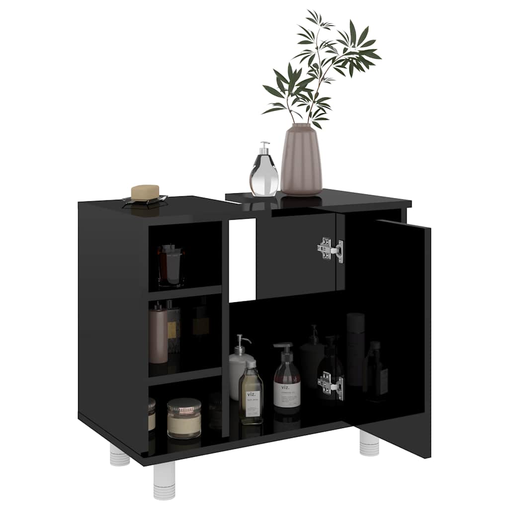 Badezimmerschrank Weiß 60x32x53,5 cm Holzwerkstoff