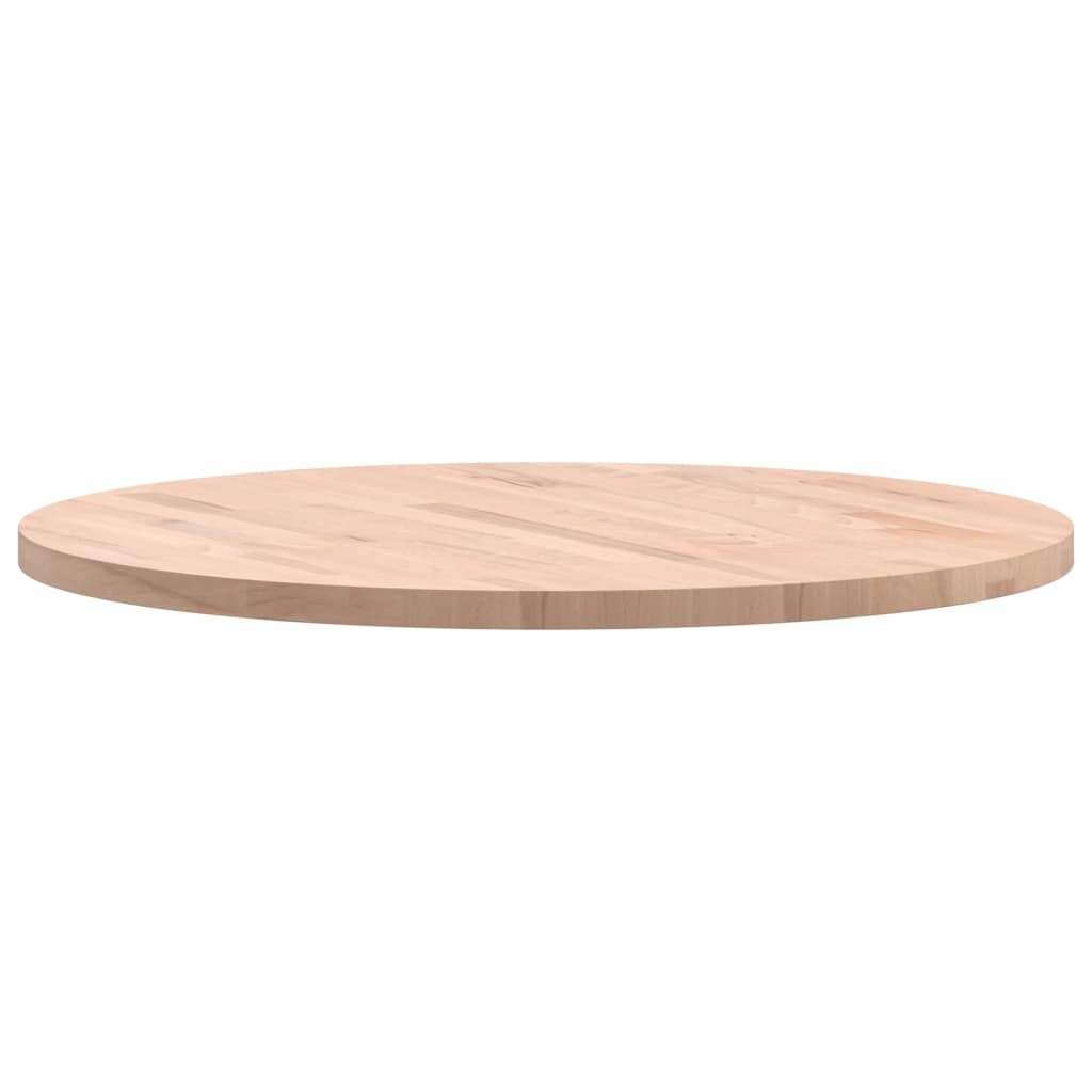 Tischplatte Ø30x1,5 cm Rund Massivholz Buche