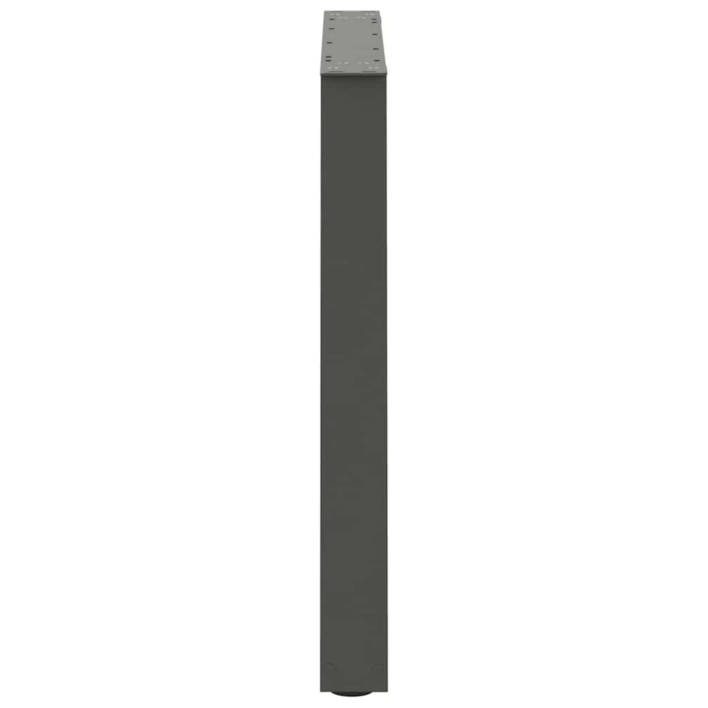 Couchtischbeine V-Form 2 Stück Schwarz 30x(30-31,3) cm Stahl