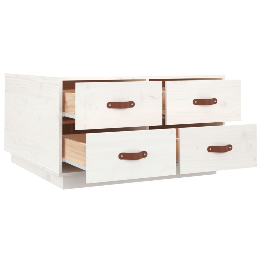Couchtisch 80x80x45 cm Massivholz Kiefer