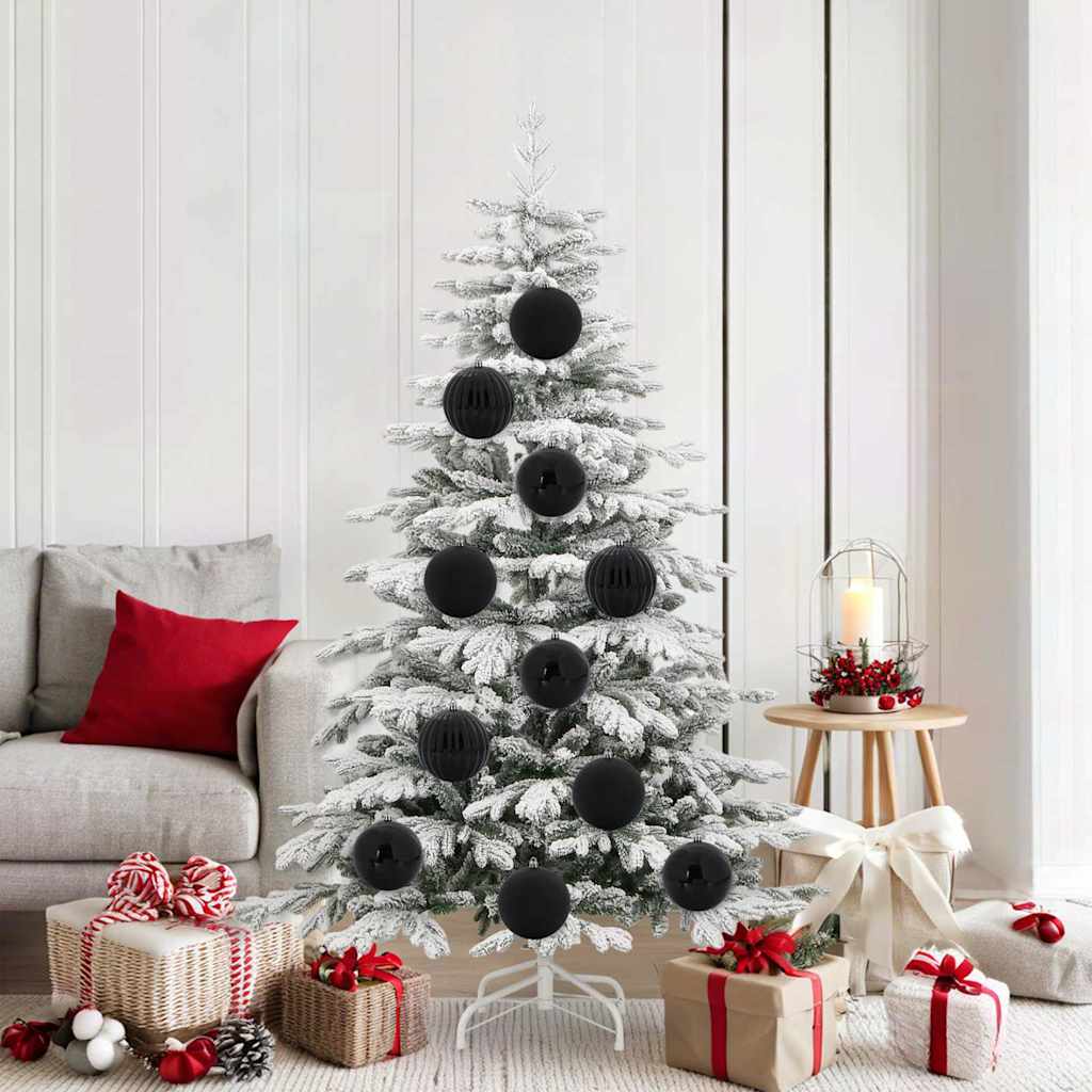 Weihnachtsbaumkugel Set XL 9 pcs Rot Kunststoff