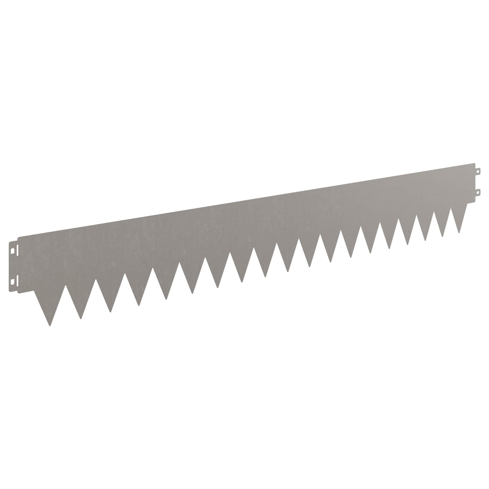 Raseneinfassung 10 pcs Länge Höhe 103 x 15 cm Stahl Schwarz