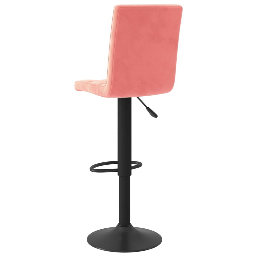 Barhocker Rosa Samt