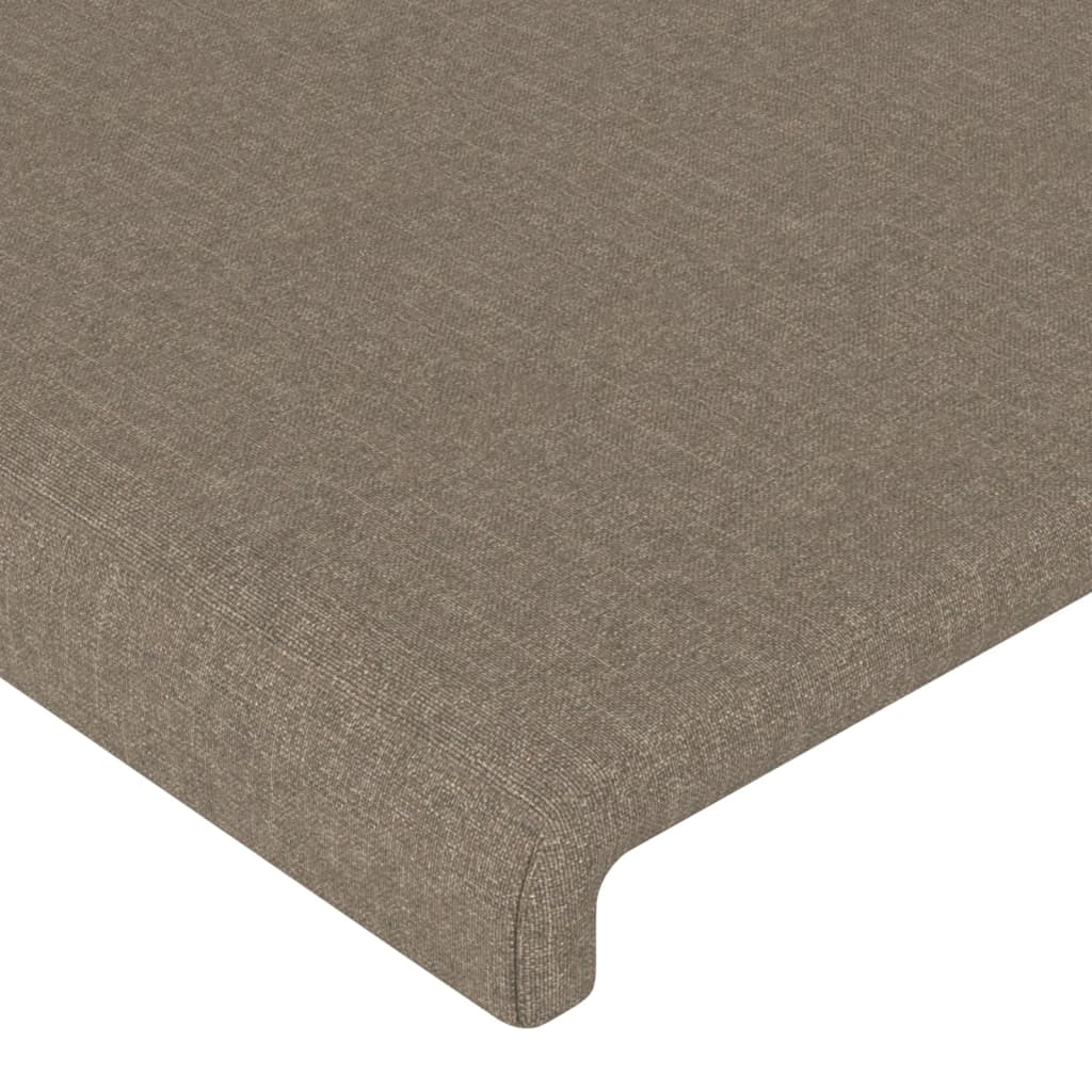 Kopfteil Hellgrau 80x5x118/128 cm Stoff