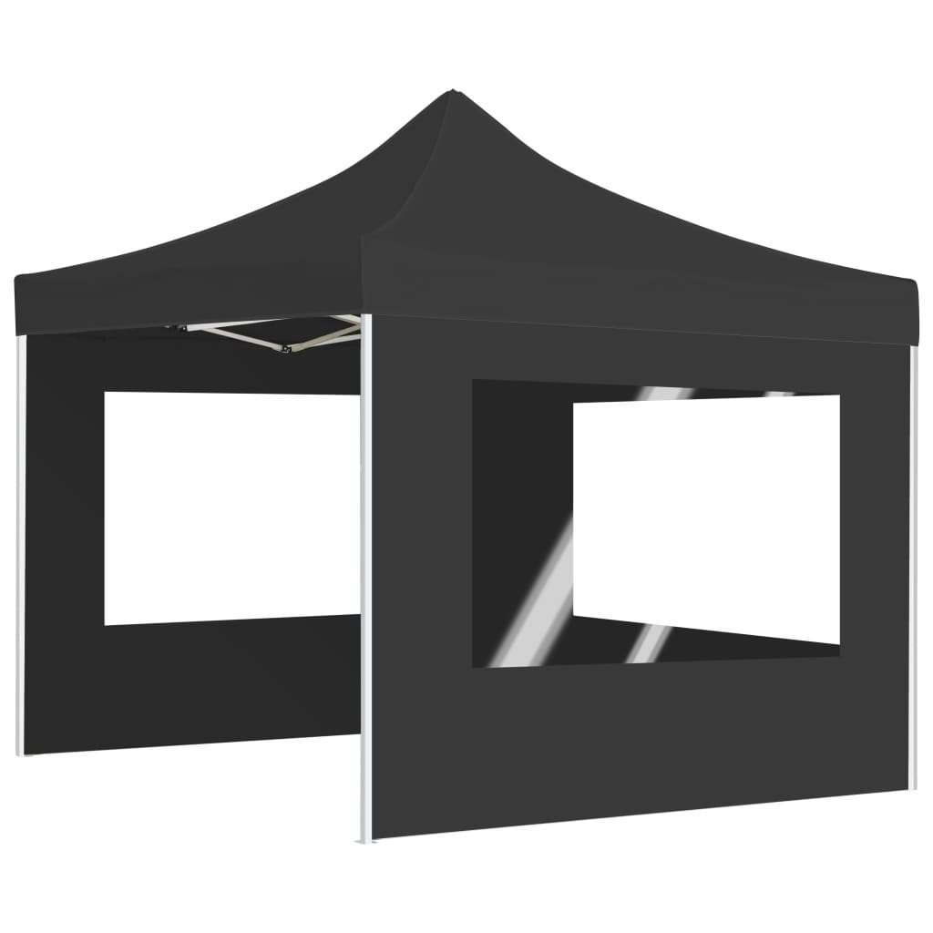Profi-Partyzelt Faltbar Aluminium 2x2 m Anthrazit