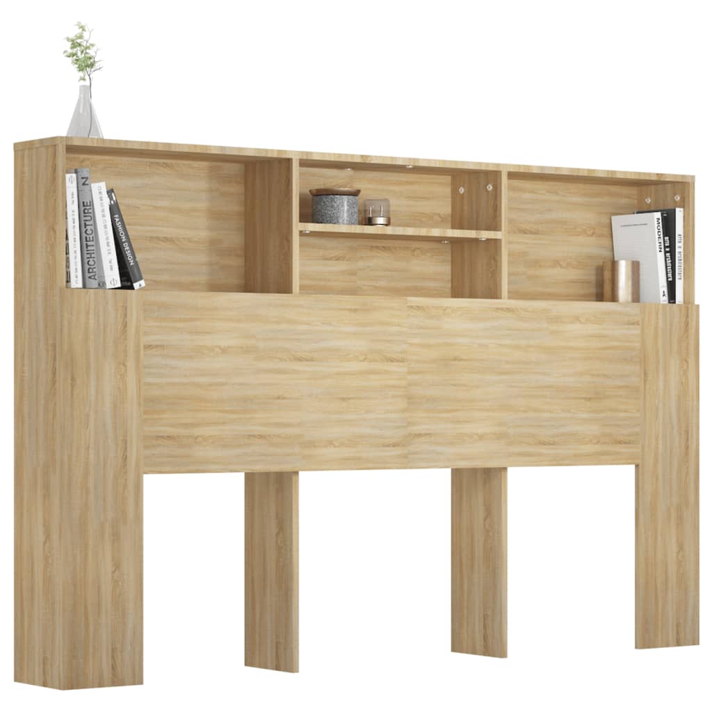 Bett-Kopfteil mit Ablagen Weiß 100x19x103,5 cm