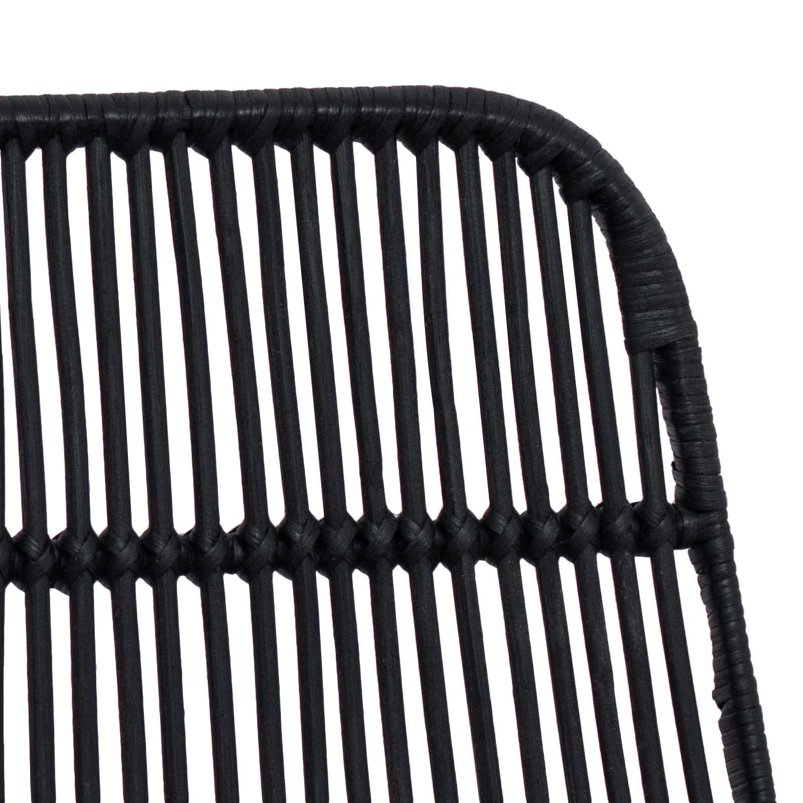 Barhocker 2 pcs Natur 44 x 54 x 96 cm Rattan und Stahl