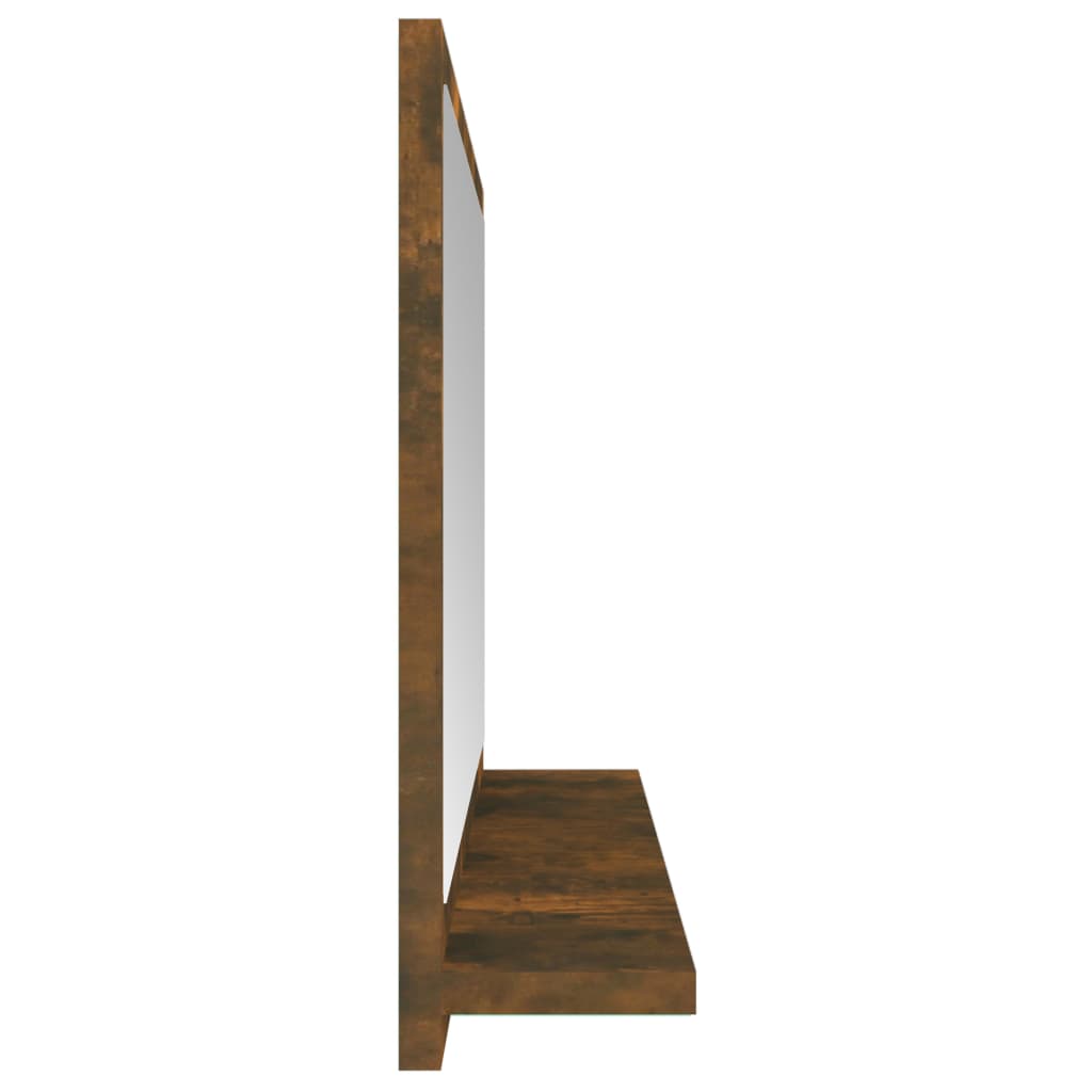 Badspiegel Weiß 40x10,5x37 cm Holzwerkstoff