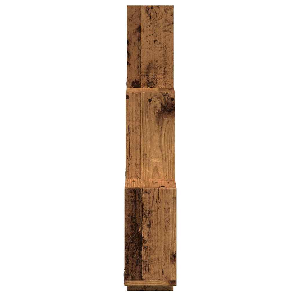 Würfelregal Weiß 78x15x93 cm Holzwerkstoff