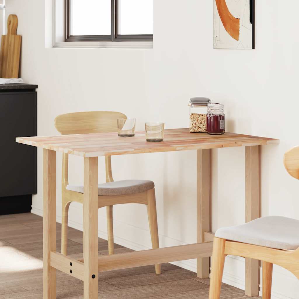 Tischplatte Rechteckig 60x50x2 cm Massivholz Akazie