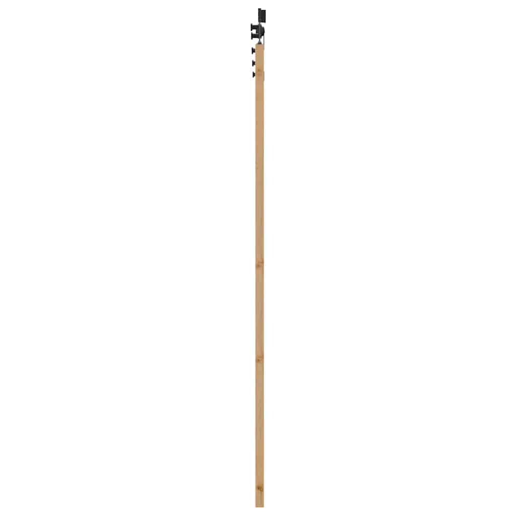 Schiebetür ORKDAL Natürlich und Schwarz 61 x 198,5 cm