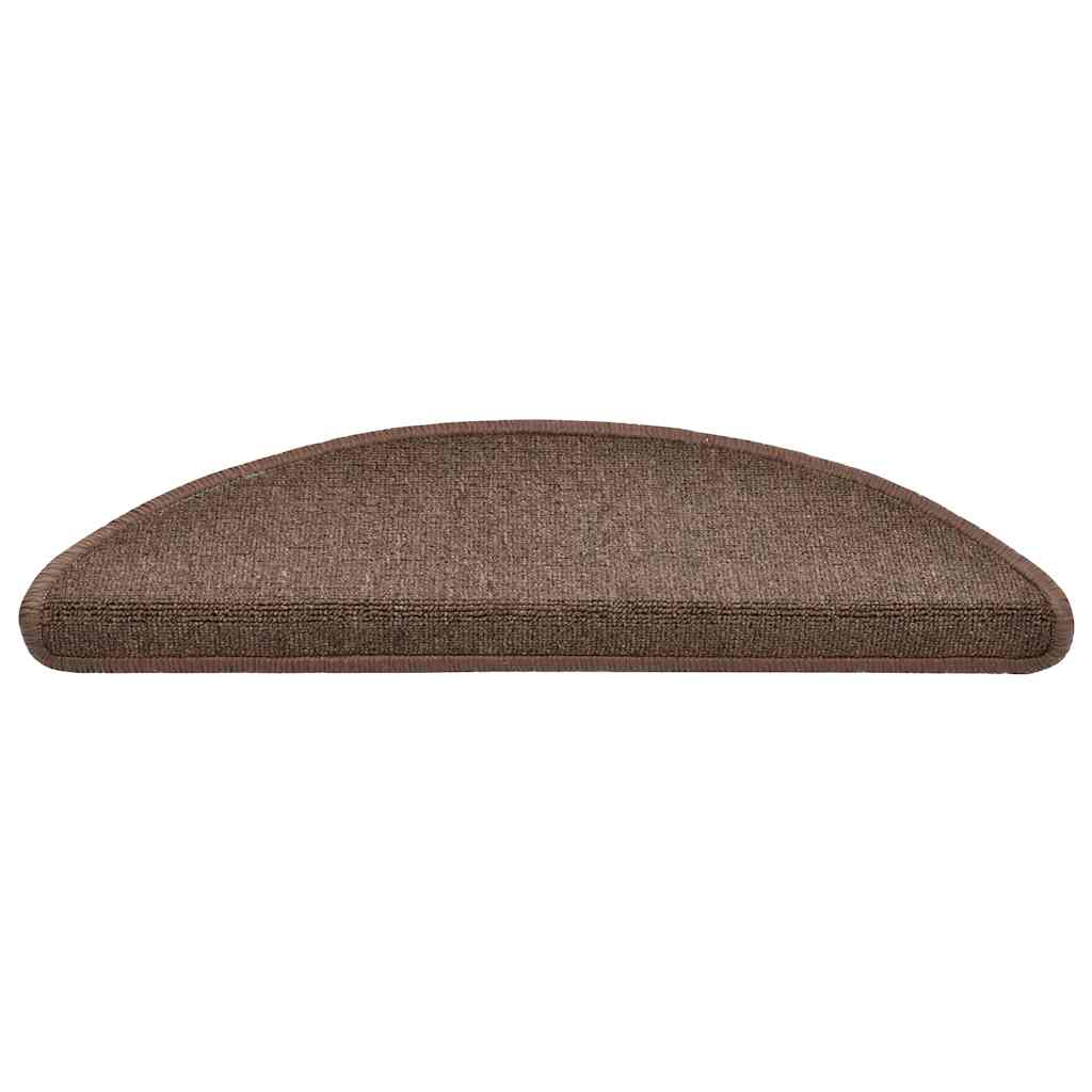 Stufenmatten 15 Stk. 56x17x3 cm Anthrazit Halbrund