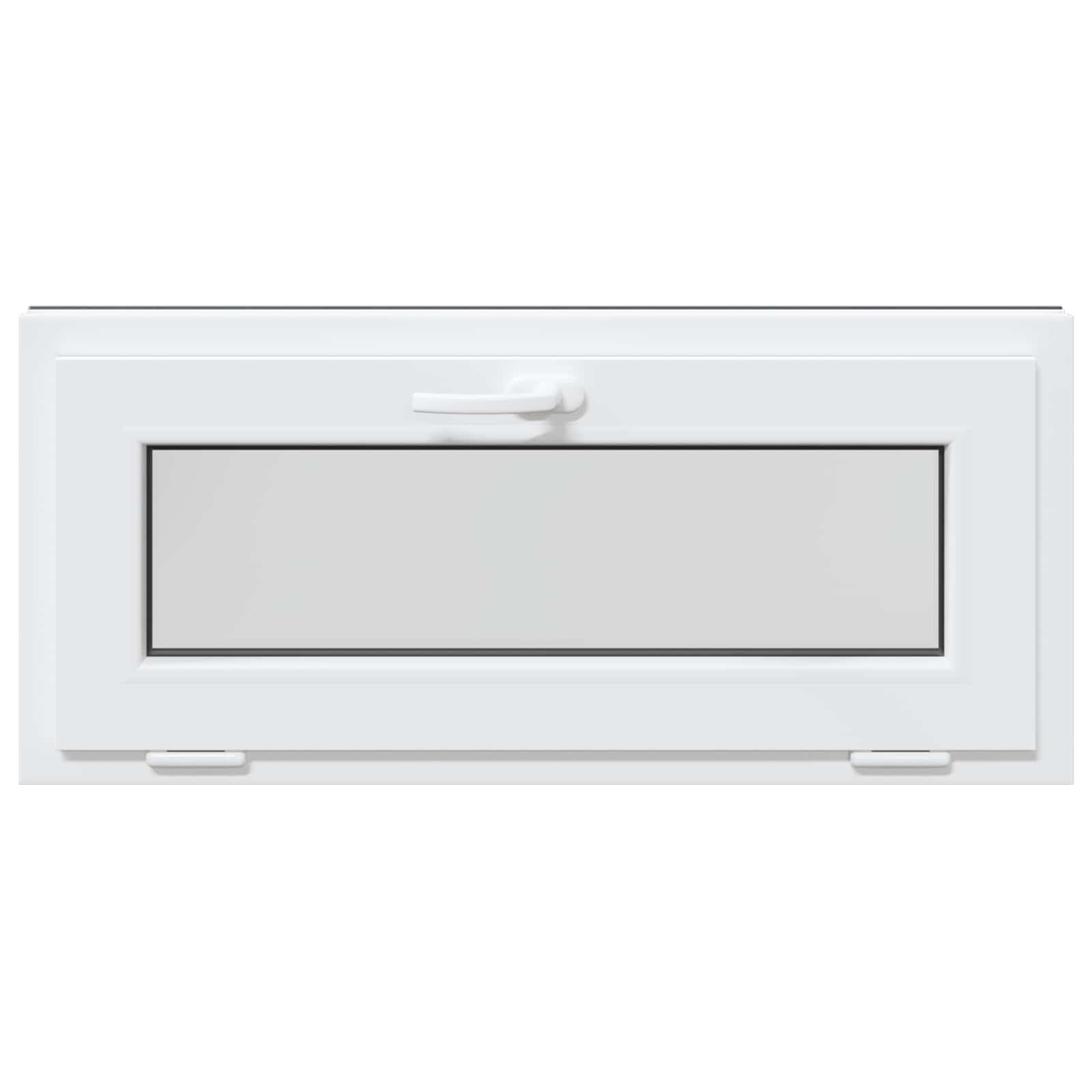 Kellerfenster RISOR 60 x 40 cm PVC und Glas Weiß