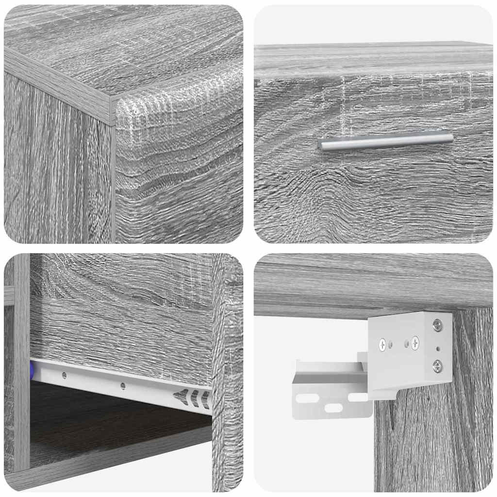 Highboard mit Regal FLORIN Weiß 60 x 35 x 182 cm Holzwerkstoff