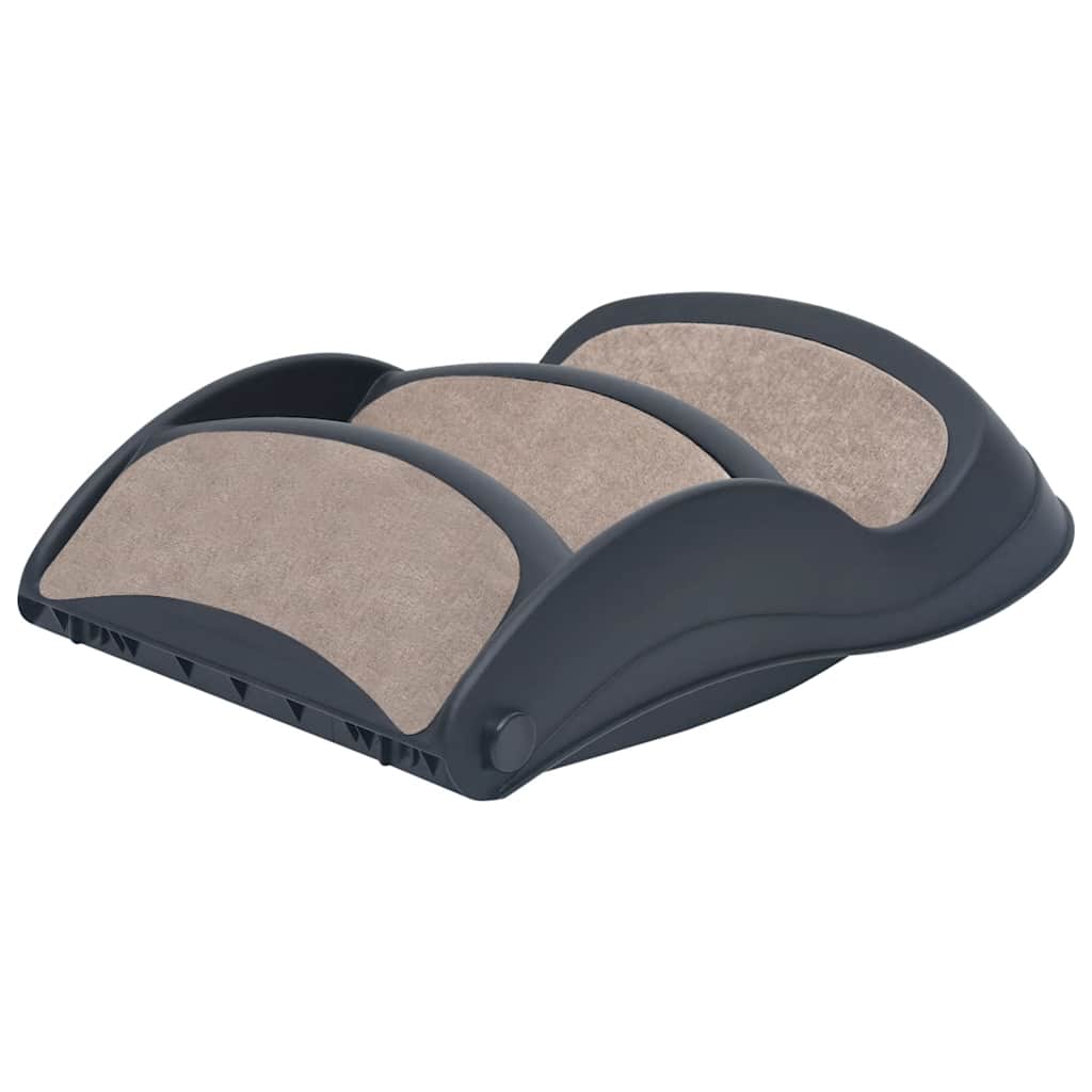 Hundetreppe mit 3 Stufen Klappbar Creme 50x38x38 cm Kunststoff