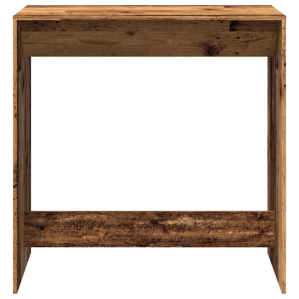Bartisch Schwarz Eichen-Optik 102 x 50 x 103,5 cm Holzwerkstoff