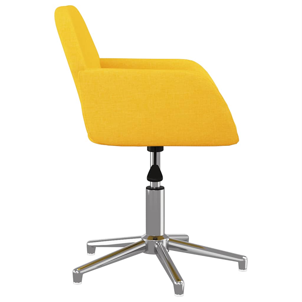 Bürostuhl Drehbar Creme Stoff
