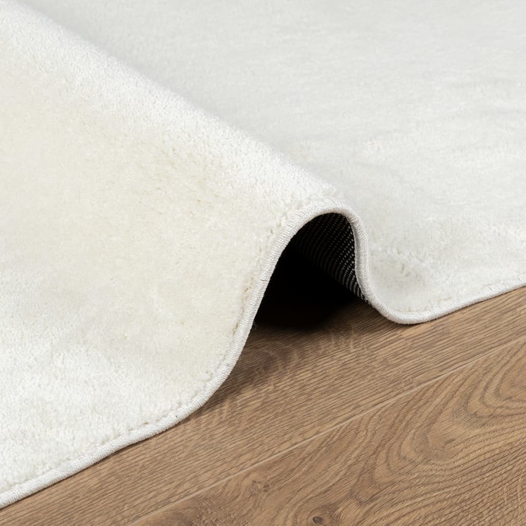 Teppich OVIEDO Kurzflor Anthrazit 120x120 cm