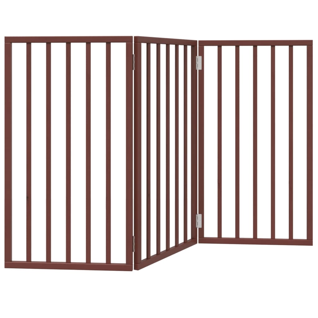 Hundegitter Faltbar 3 Paneele 150 cm Pappelholz