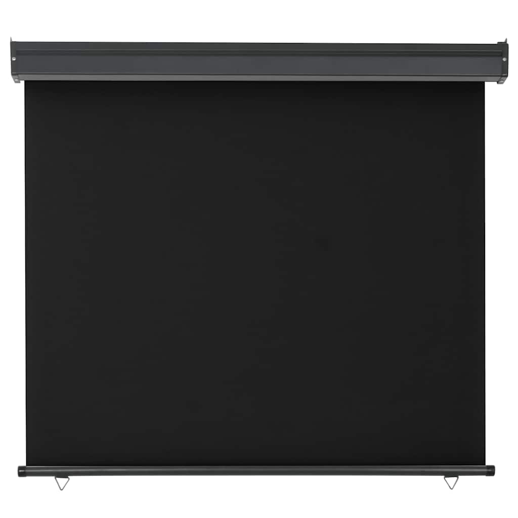 Balkon Seitenmarkise 60 x 250 cm 100% Polyester Eisen Stahl