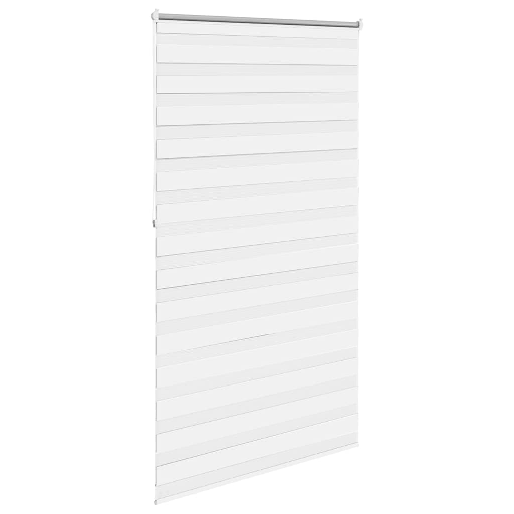 Zebra-Rollo 40,9 x 100 cm, Stoffbreite 36,7 cm, Weiß