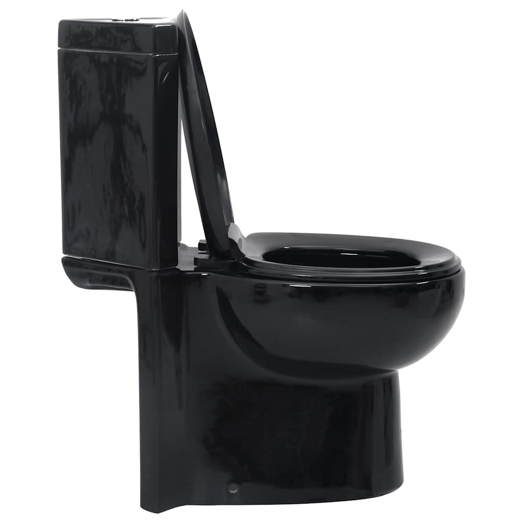 Toilette für Ecke Keramik Weiß