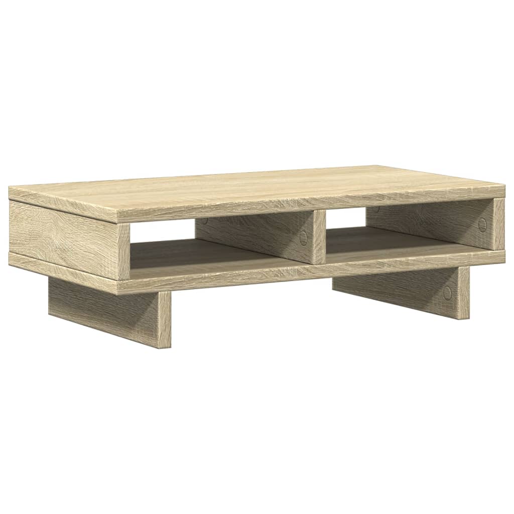 Monitor Halterung Schwarz 100 x 27 x 15 cm Holzwerkstoff