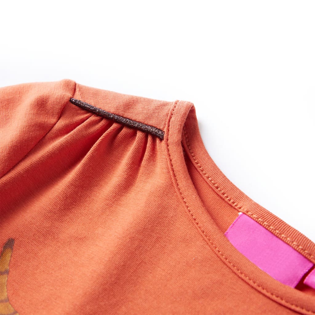 Kinder-Langarmshirt Khaki 116