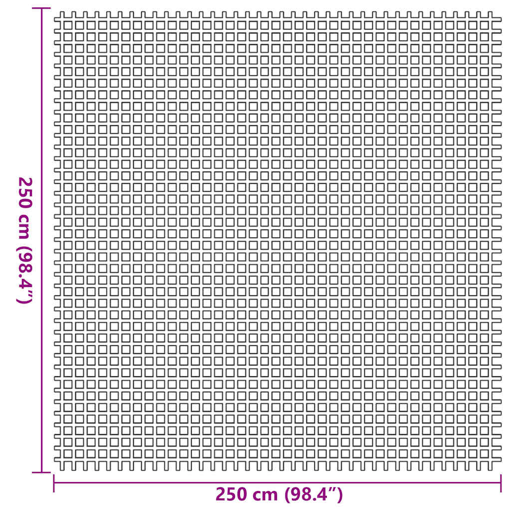 Zeltteppich Anthrazit 4x2 m