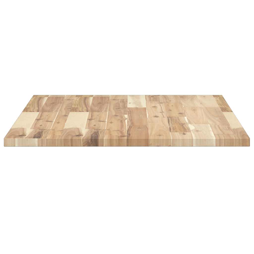 Tischplatte Rechteckig 60x50x2 cm Massivholz Akazie