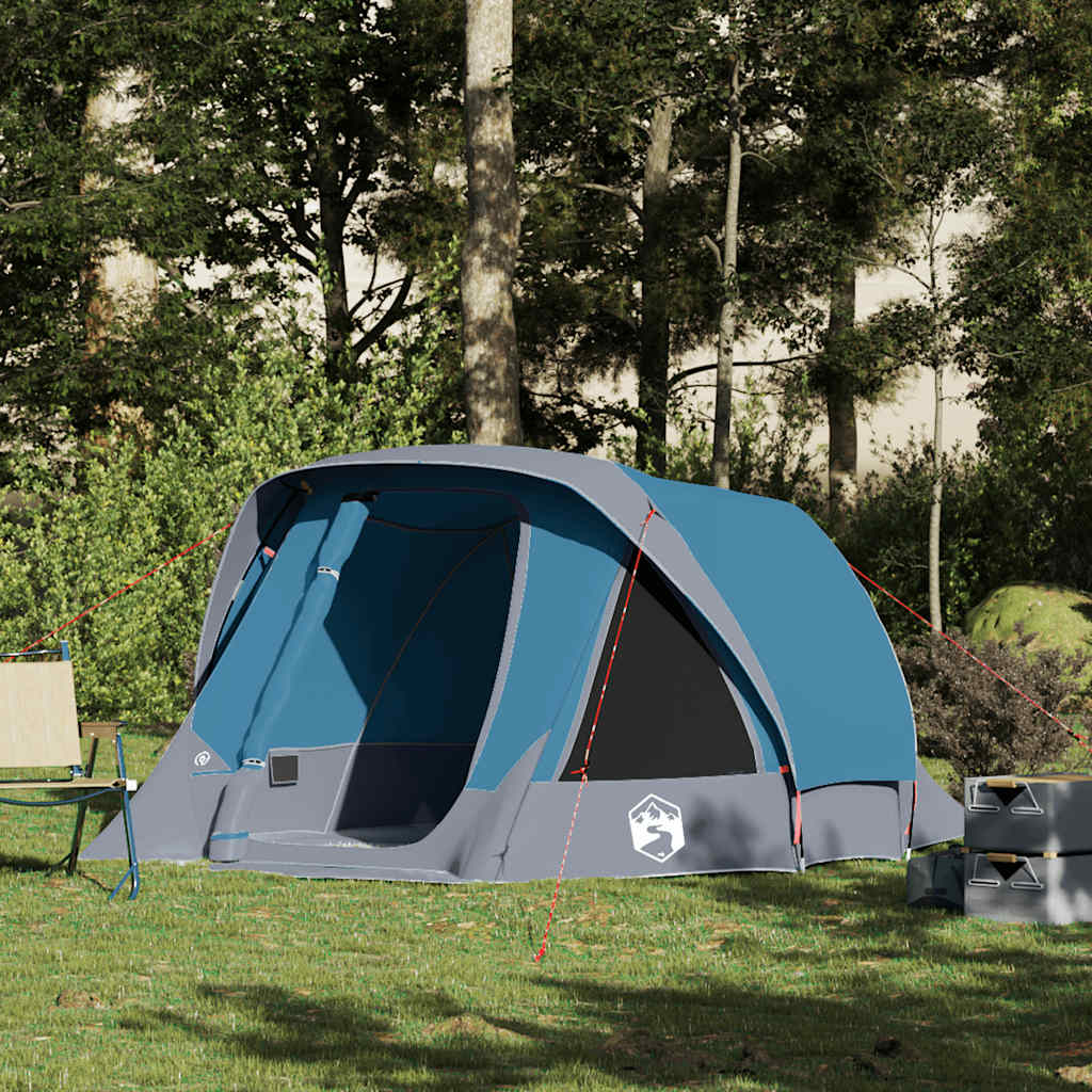 Campingzelt 4 Personen Grün Wasserdicht