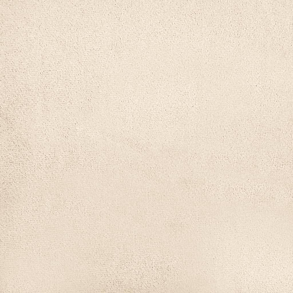 Fußhocker Taupe 60x50x41 cm Mikrofasergewebe