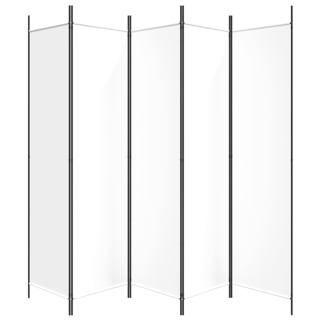3-tlg. Paravent Schwarz 150x200 cm Stoff