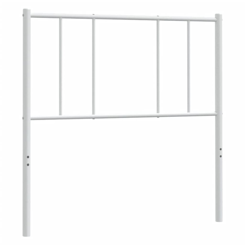 Ersatz-Kopfteil Metall Schwarz 80 cm